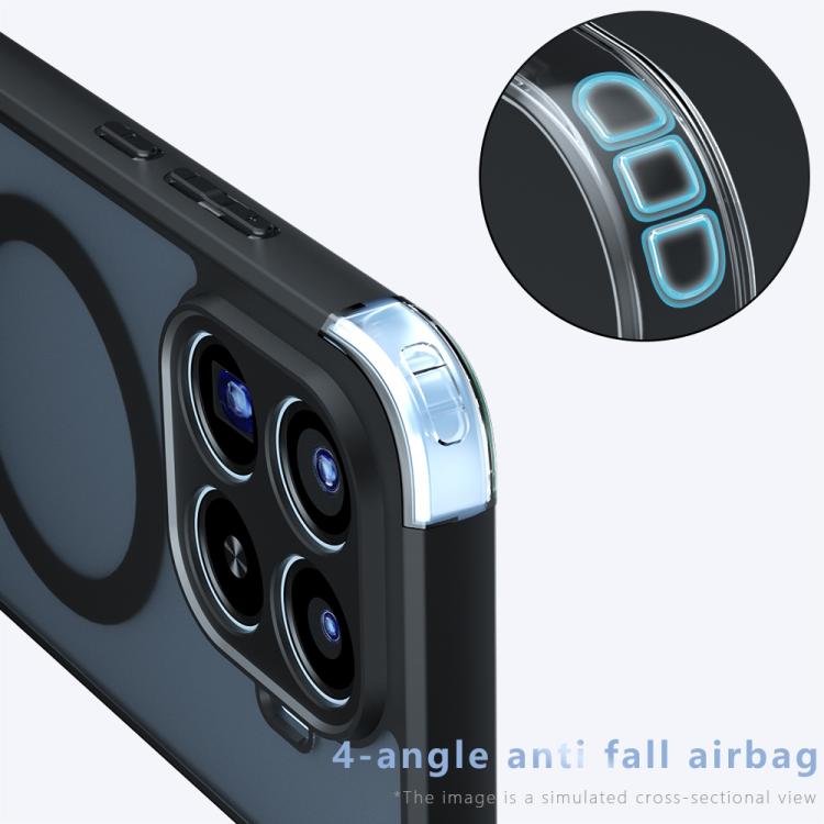For Xiaomi 17T Pro 5G Armor MagSafe PC Hybrid TPU Phone Case - Frosted Black