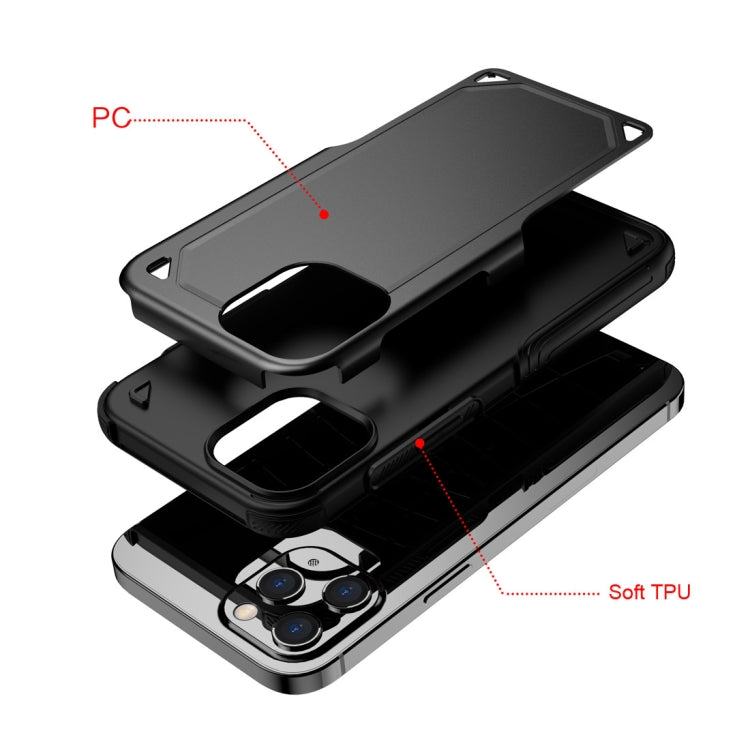 For iPhone 12 / 12 Pro Shockproof Rugged Armor Protective Case