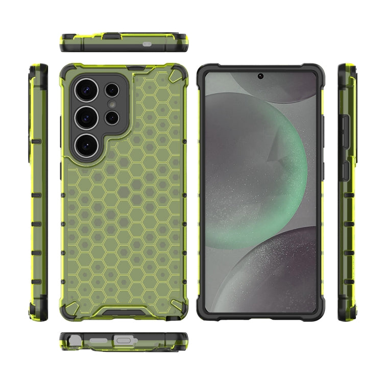 For Samsung Galaxy S25 Ultra 5G Honeycomb Shockproof Phone Case