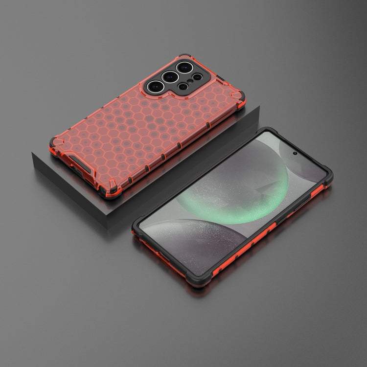 For Samsung Galaxy S25 Ultra 5G Honeycomb Shockproof Phone Case