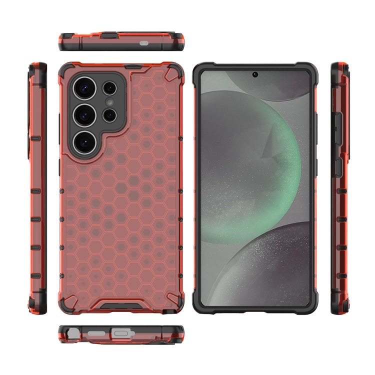 For Samsung Galaxy S25 Ultra 5G Honeycomb Shockproof Phone Case