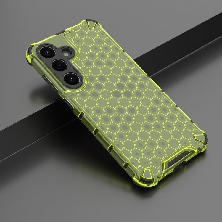 For Samsung Galaxy S25+ 5G Honeycomb Shockproof Phone Case