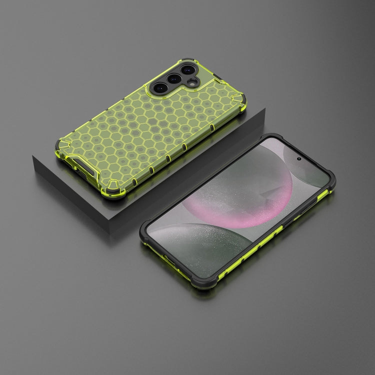For Samsung Galaxy S25+ 5G Honeycomb Shockproof Phone Case