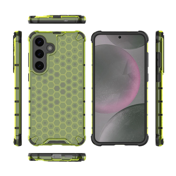 For Samsung Galaxy S25+ 5G Honeycomb Shockproof Phone Case