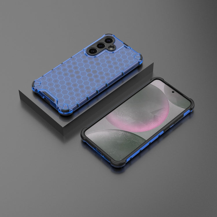 For Samsung Galaxy S25+ 5G Honeycomb Shockproof Phone Case