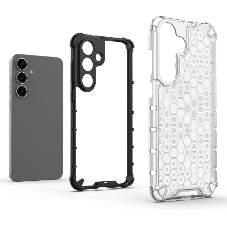 For Samsung Galaxy S25+ 5G Honeycomb Shockproof Phone Case