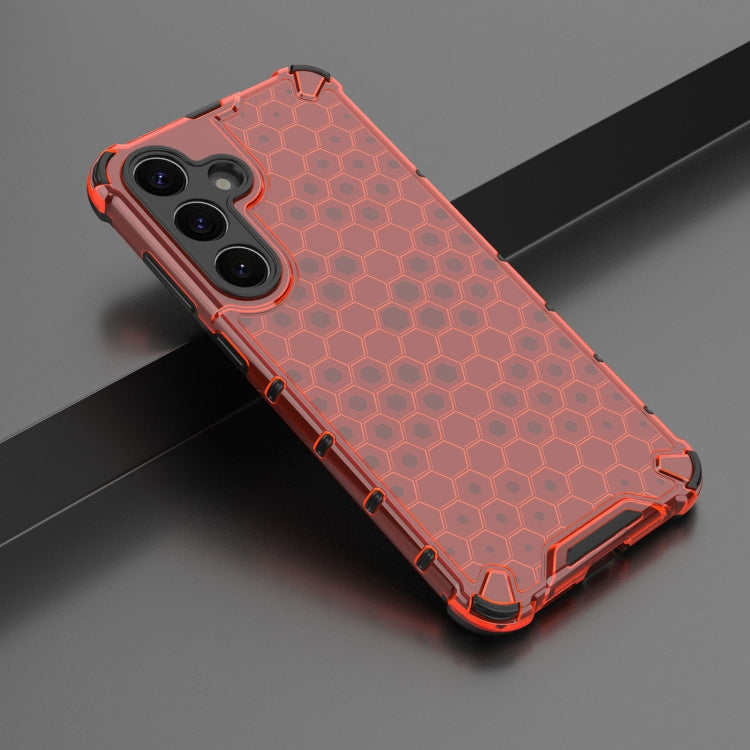 For Samsung Galaxy S25+ 5G Honeycomb Shockproof Phone Case