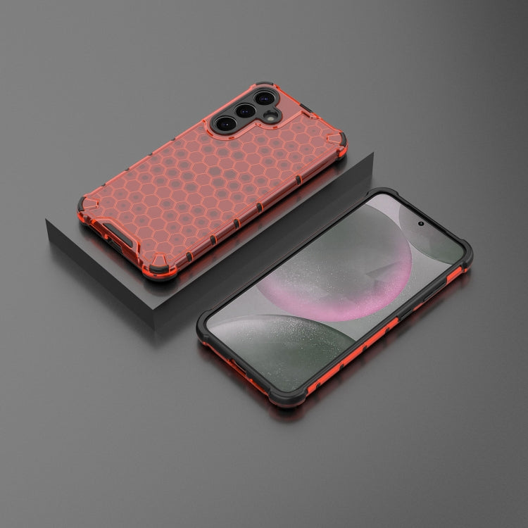 For Samsung Galaxy S25+ 5G Honeycomb Shockproof Phone Case