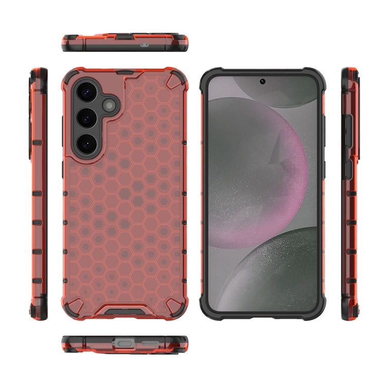 For Samsung Galaxy S25+ 5G Honeycomb Shockproof Phone Case