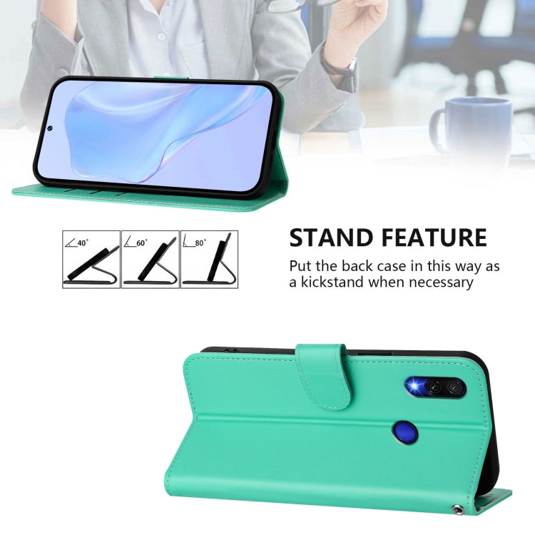 For Redmi Note 7 / 7 Pro / 7S Skin Feel Solid Color Leather Phone Case with Lanyard