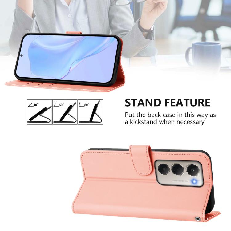 For Redmi 15 5G / 4G EU 171mm Skin Feel Solid Color Leather Phone Case with Lanyard
