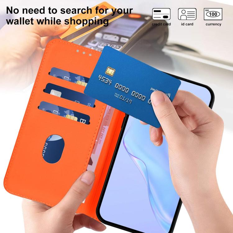 For Redmi 15a 5G Global Skin Feel Solid Color Leather Phone Case with Lanyard