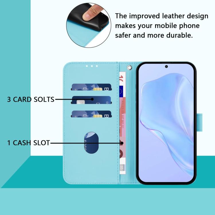 For Redmi 15a 5G Global Skin Feel Solid Color Leather Phone Case with Lanyard