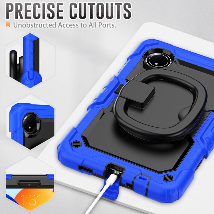 For Xiaomi Redmi Pad SE 8.7 2024 D Type Silicone Hybrid PC Tablet Case with Handle Holder