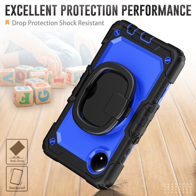 For Xiaomi Redmi Pad SE 8.7 2024 D Type Silicone Hybrid PC Tablet Case with Handle Holder