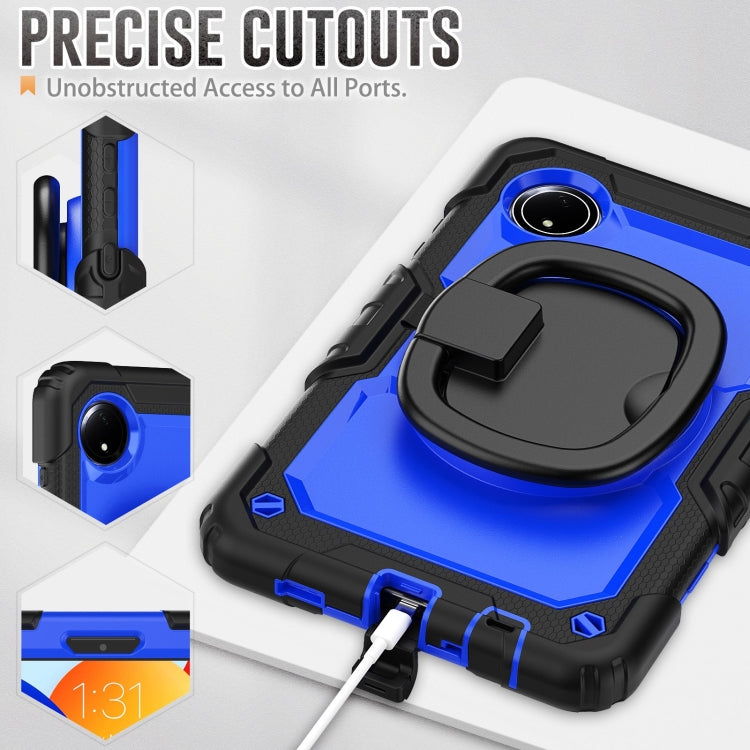 For Xiaomi Redmi Pad SE 8.7 2024 D Type Silicone Hybrid PC Tablet Case with Handle Holder