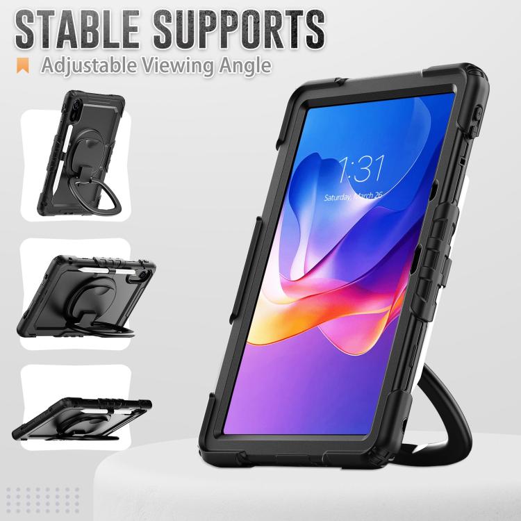 For Xiaomi Redmi Pad 2 D Type Silicone Hybrid PC Tablet Case with Handle Holder