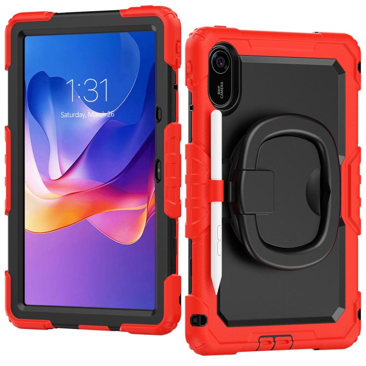 For Xiaomi Redmi Pad 2 D Type Silicone Hybrid PC Tablet Case with Handle Holder