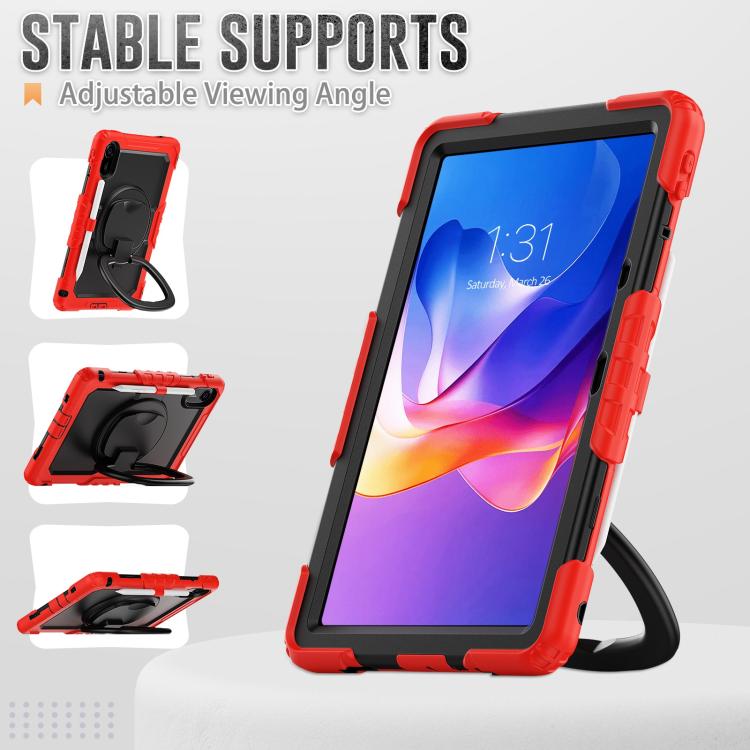 For Xiaomi Redmi Pad 2 D Type Silicone Hybrid PC Tablet Case with Handle Holder
