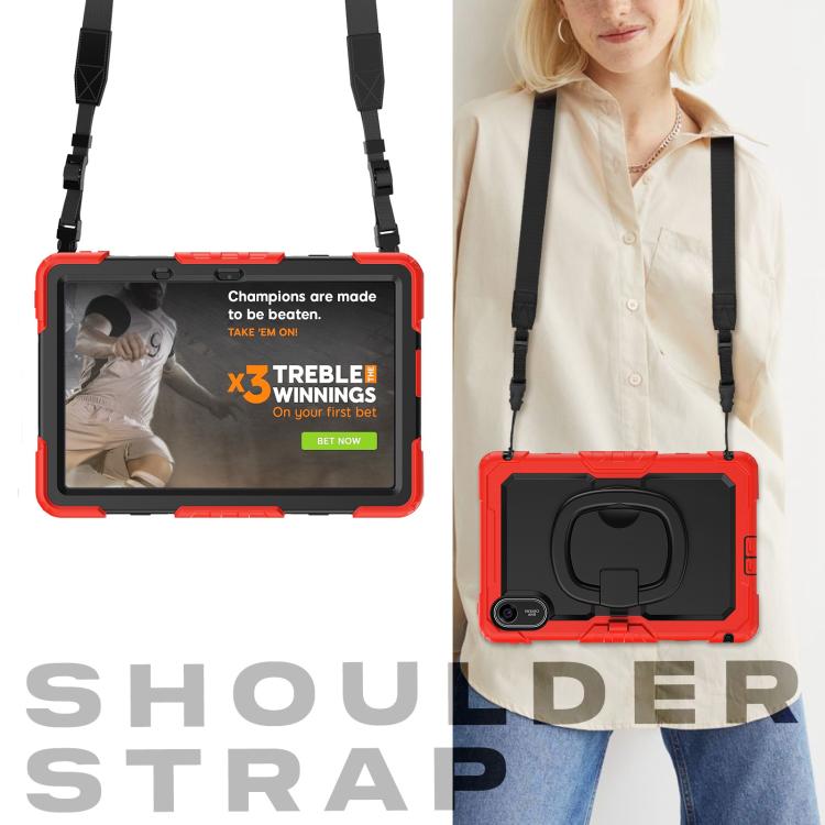 For Xiaomi Redmi Pad 2 D Type Silicone Hybrid PC Tablet Case with Handle Holder