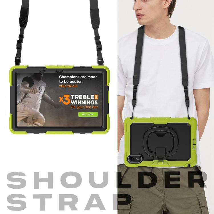For Xiaomi Redmi Pad 2 D Type Silicone Hybrid PC Tablet Case with Handle Holder