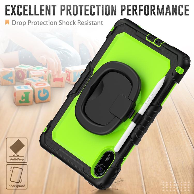 For Xiaomi Redmi Pad 2 D Type Silicone Hybrid PC Tablet Case with Handle Holder