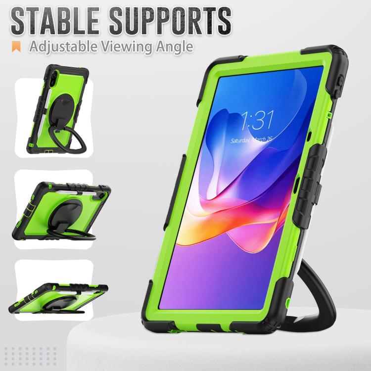 For Xiaomi Redmi Pad 2 D Type Silicone Hybrid PC Tablet Case with Handle Holder
