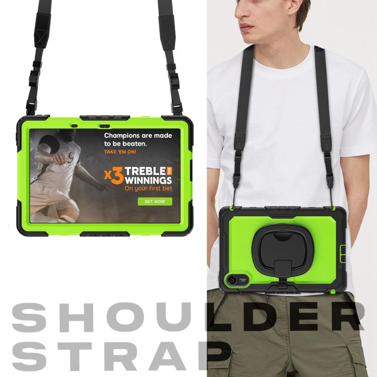 For Xiaomi Redmi Pad 2 D Type Silicone Hybrid PC Tablet Case with Handle Holder