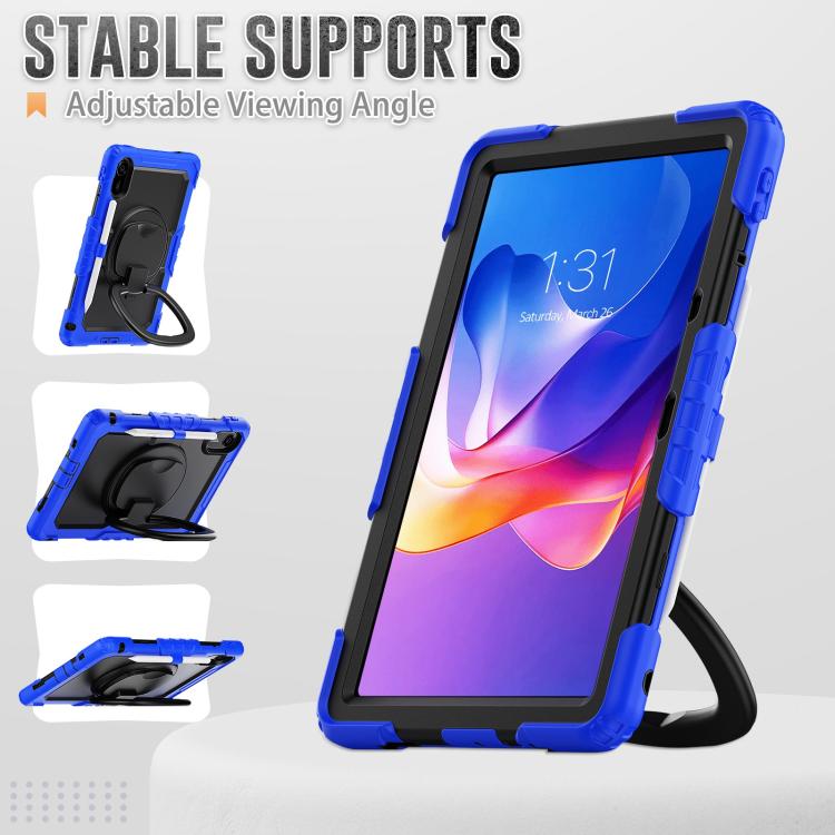 For Xiaomi Redmi Pad 2 D Type Silicone Hybrid PC Tablet Case with Handle Holder