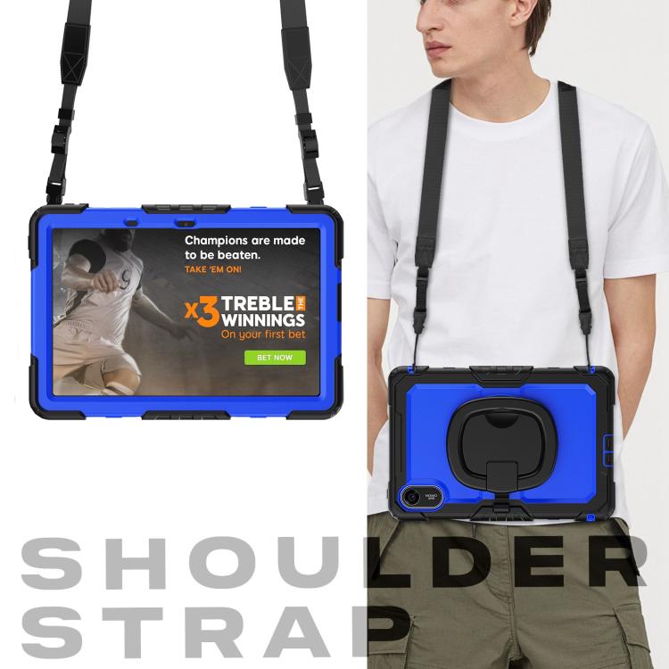 For Xiaomi Redmi Pad 2 D Type Silicone Hybrid PC Tablet Case with Handle Holder