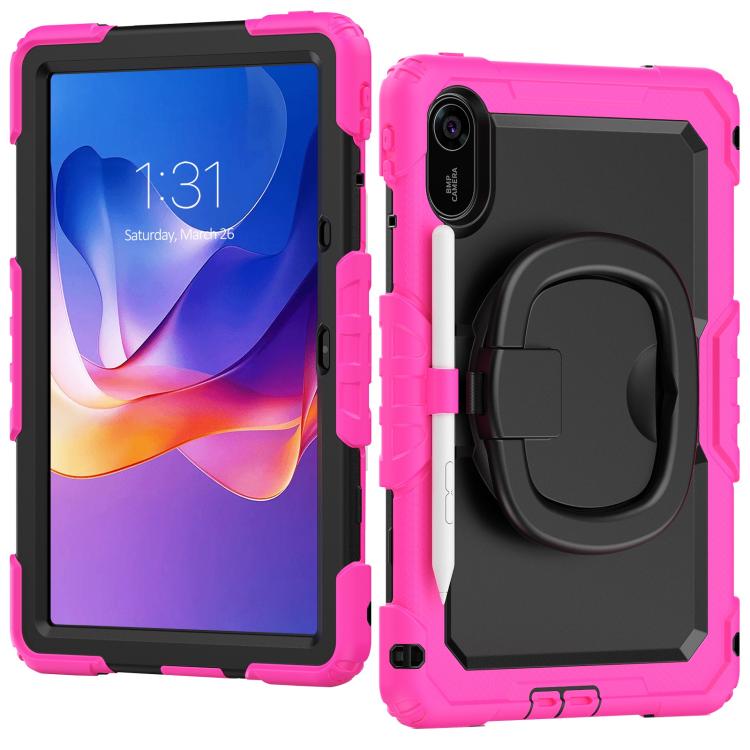 For Xiaomi Redmi Pad 2 D Type Silicone Hybrid PC Tablet Case with Handle Holder