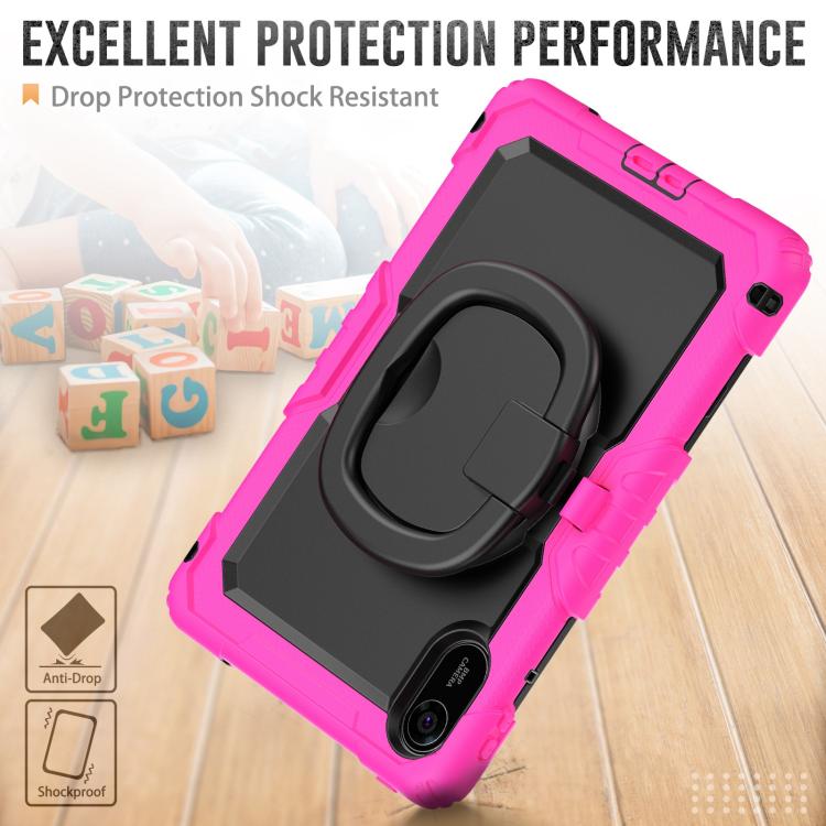 For Xiaomi Redmi Pad 2 D Type Silicone Hybrid PC Tablet Case with Handle Holder