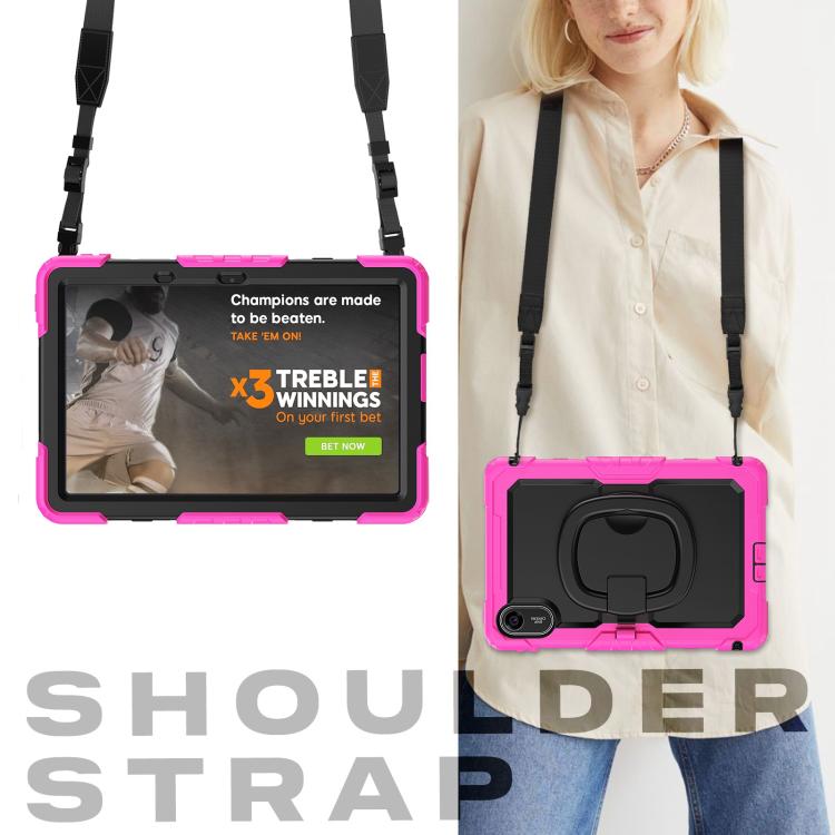 For Xiaomi Redmi Pad 2 D Type Silicone Hybrid PC Tablet Case with Handle Holder