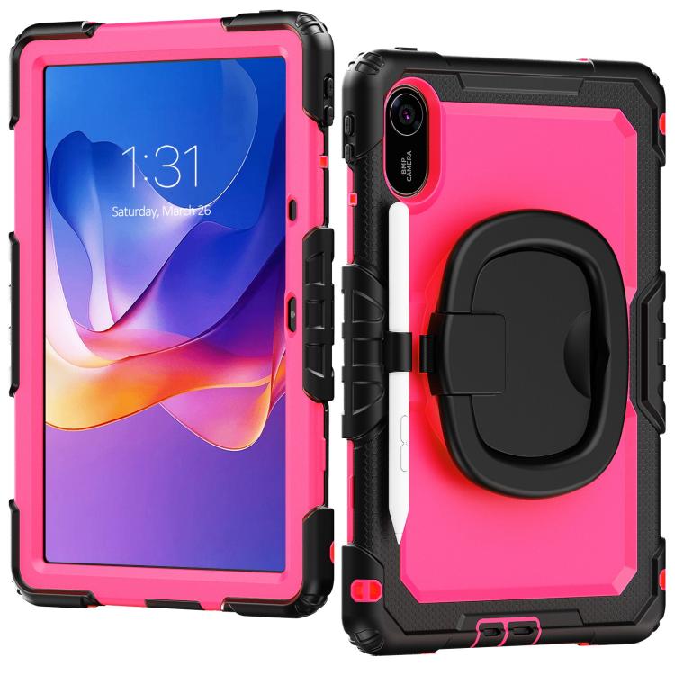 For Xiaomi Redmi Pad 2 D Type Silicone Hybrid PC Tablet Case with Handle Holder