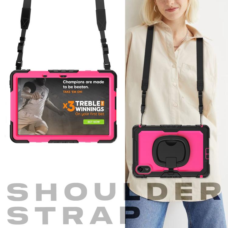 For Xiaomi Redmi Pad 2 D Type Silicone Hybrid PC Tablet Case with Handle Holder