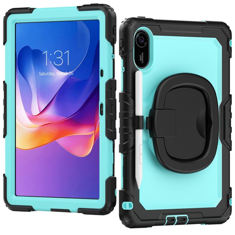 For Xiaomi Redmi Pad 2 D Type Silicone Hybrid PC Tablet Case with Handle Holder