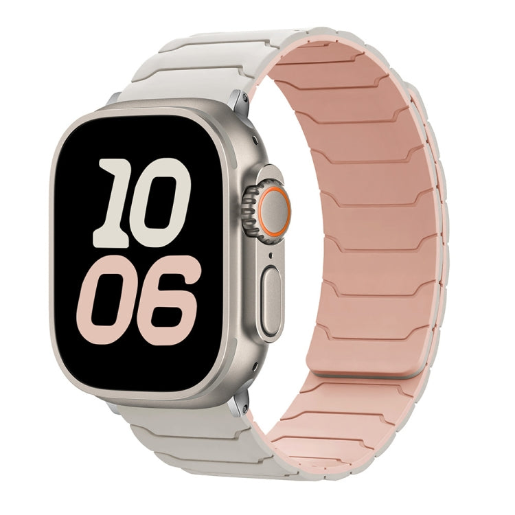 For Apple Watch 42mm / 41mm / 40mm / 38mm Magnetic Silicone Watch Band
