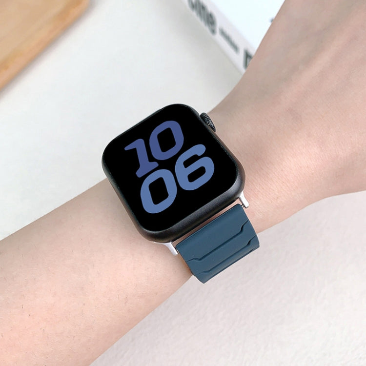 For Apple Watch 42mm / 41mm / 40mm / 38mm Magnetic Silicone Watch Band