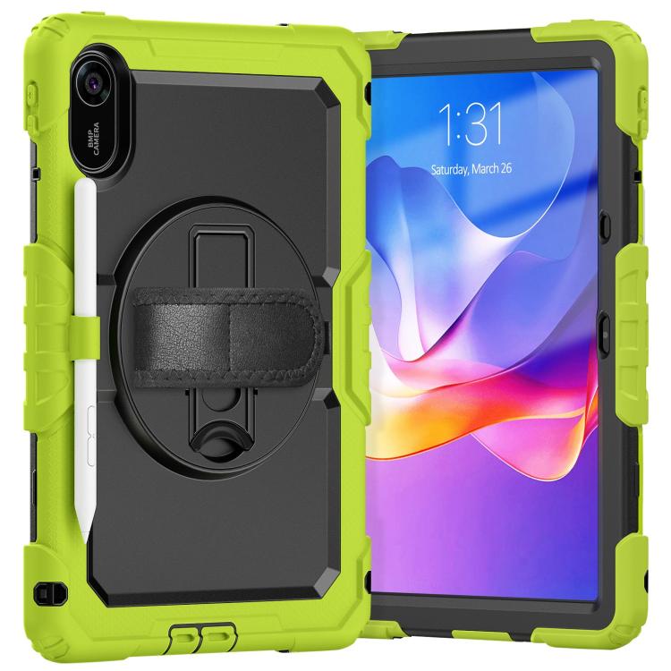 For Xiaomi Redmi Pad 2 Turntable Holder Silicone Hybrid PC Tablet Case with Shoulder Strap