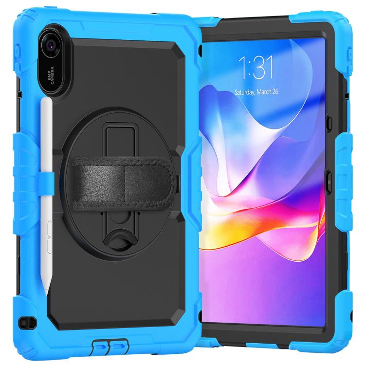 For Xiaomi Redmi Pad 2 Turntable Holder Silicone Hybrid PC Tablet Case with Shoulder Strap