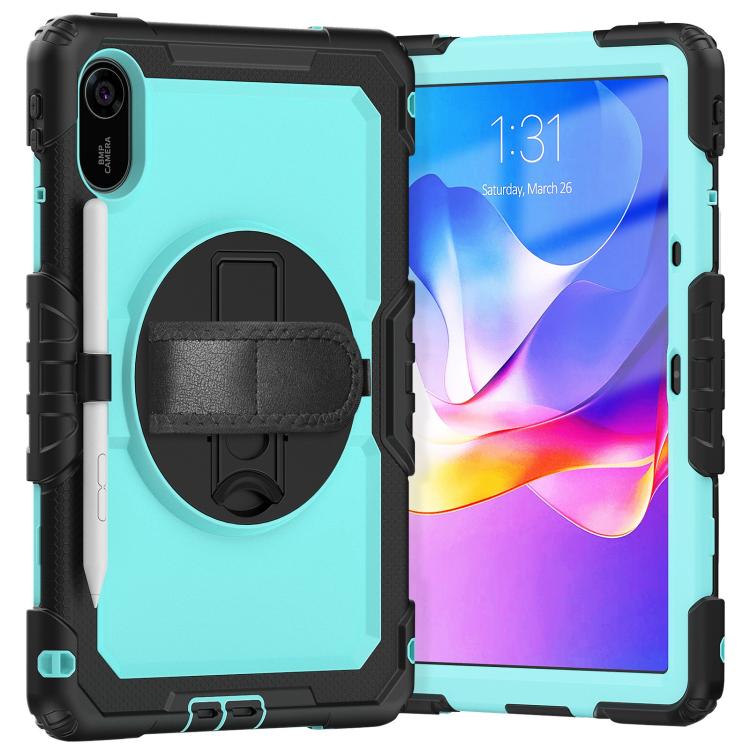 For Xiaomi Redmi Pad 2 Turntable Holder Silicone Hybrid PC Tablet Case with Shoulder Strap
