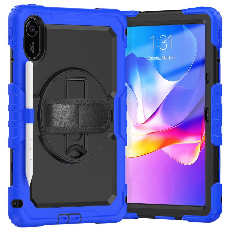 For Xiaomi Redmi Pad 2 Turntable Holder Silicone Hybrid PC Tablet Case with Shoulder Strap