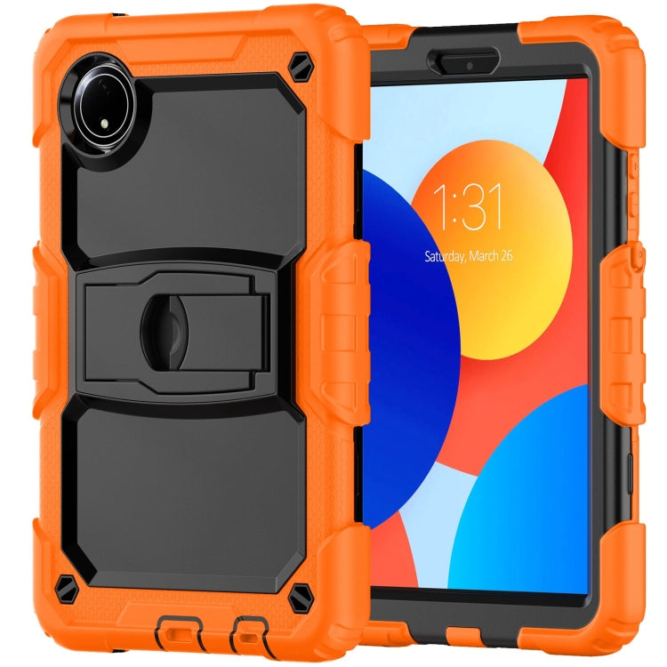 For Xiaomi Redmi Pad SE 8.7 2024 Silicone Hydric PC Tablet Case with Shoulder Strap & Holder