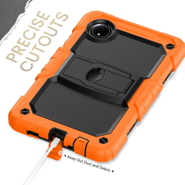 For Xiaomi Redmi Pad SE 8.7 2024 Silicone Hydric PC Tablet Case with Shoulder Strap & Holder