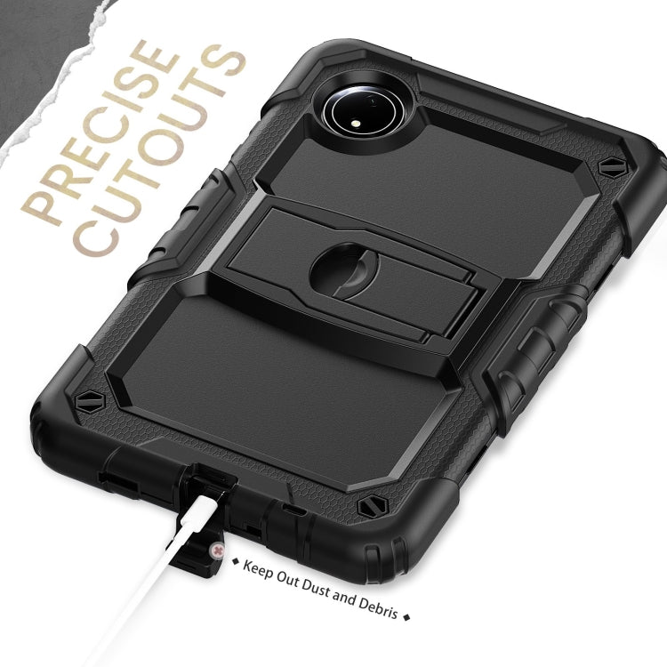 For Xiaomi Redmi Pad SE 8.7 2024 Silicone Hydric PC Tablet Case with Shoulder Strap & Holder