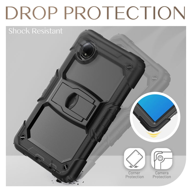For Xiaomi Redmi Pad SE 8.7 2024 Silicone Hydric PC Tablet Case with Shoulder Strap & Holder