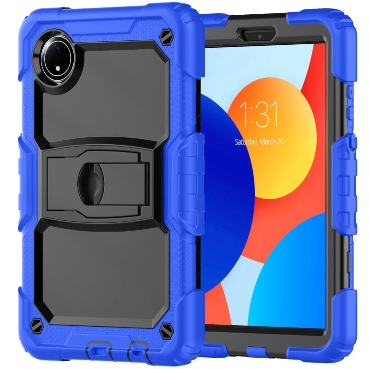 For Xiaomi Redmi Pad SE 8.7 2024 Silicone Hydric PC Tablet Case with Shoulder Strap & Holder