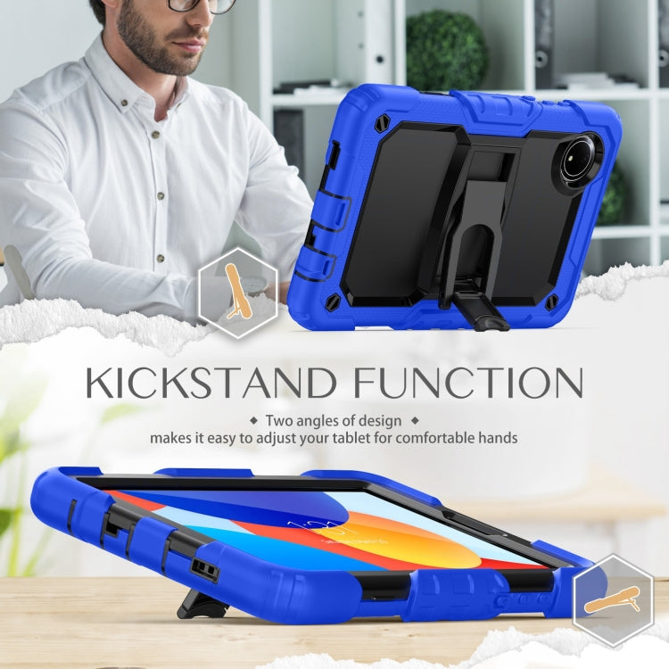 For Xiaomi Redmi Pad SE 8.7 2024 Silicone Hydric PC Tablet Case with Shoulder Strap & Holder