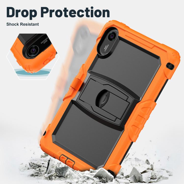 For Xiaomi Redmi Pad 2 11 2025 Silicone Hydric PC Tablet Case with Shoulder Strap & Holder