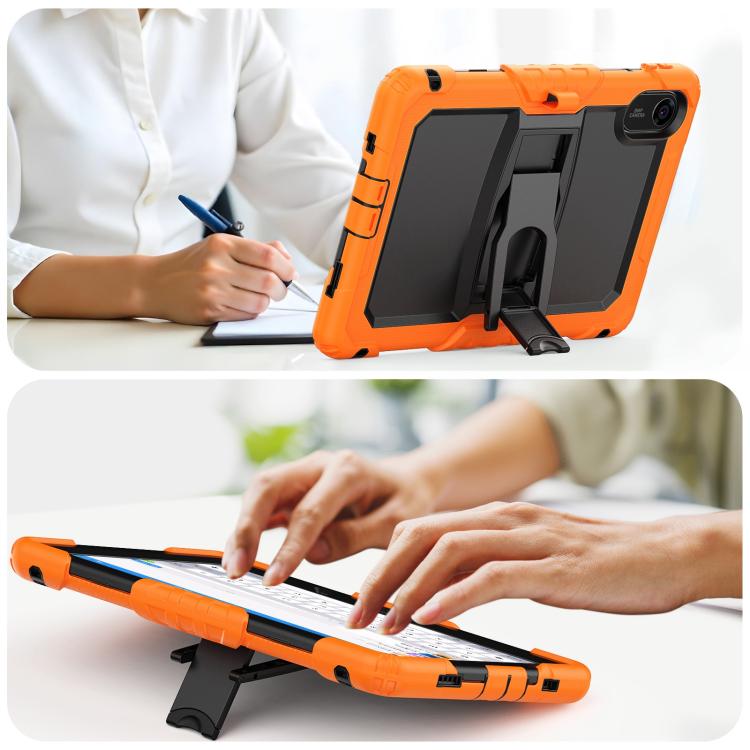 For Xiaomi Redmi Pad 2 11 2025 Silicone Hydric PC Tablet Case with Shoulder Strap & Holder